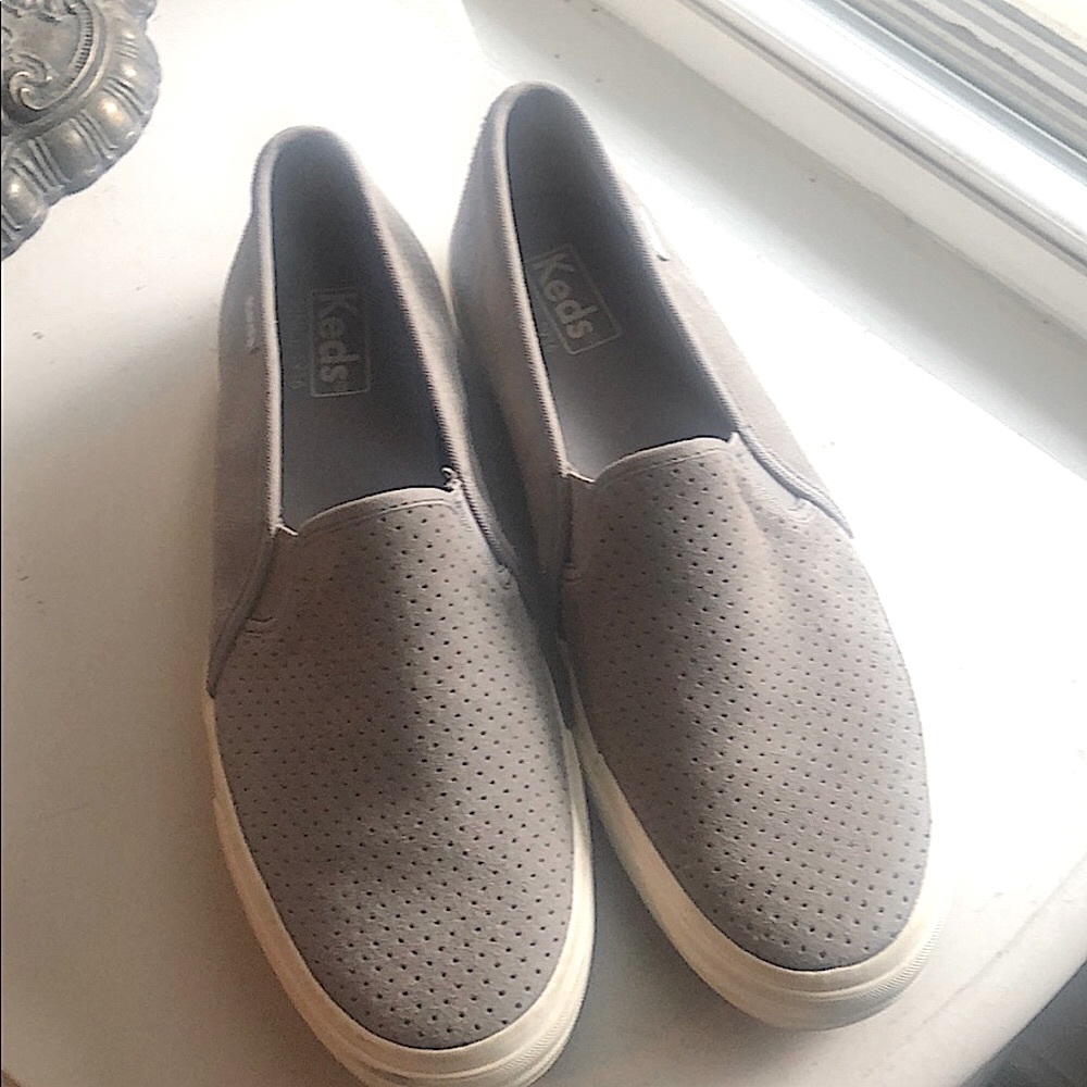 KEDS Double Decker Gray Sneakers, 9